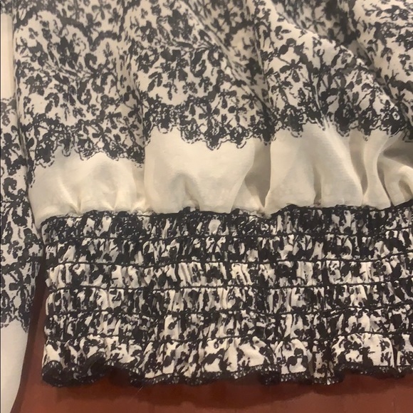 NWT Sheer boho Xhilaration floral crop top blouse - Picture 4 of 7